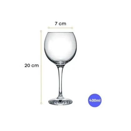 Imagem de Jogo 6 Cálices Celebra Drink 20cm Vidro 400ml - Nadir