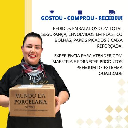 Imagem de Jogo 6 Caneca Chá Café Preto 250ml em Porcelana