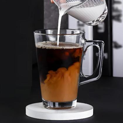 Imagem de Jogo 6 Caneca Xícara de Café Capuccino Chá Vidro 250ml