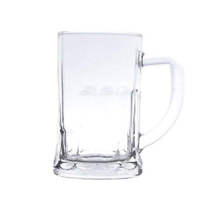 Imagem de Jogo 6 Canecas Para Chopp Cerveja Vidro Com Alça 565ml Lyor