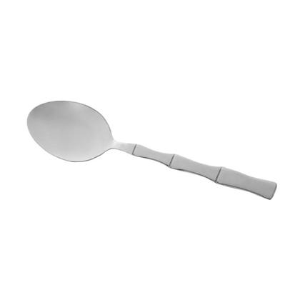 Imagem de Jogo 6 Colheres para Mesa Aço Inox e Bambu Elegant 19,8cm