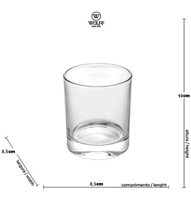 Imagem de Jogo 6 Copos 350ml Whisky Cristal Ecológico