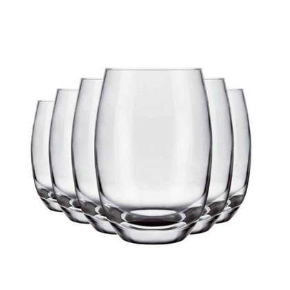 Imagem de Jogo 6 Copos Aruba Nadir Figueiredo 465mL Vidro Transparente Kit Conjunto Long Drink