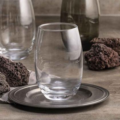 Imagem de Jogo 6 Copos Aruba Nadir Figueiredo 465mL Vidro Transparente Kit Conjunto Long Drink