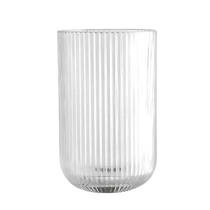 Imagem de Jogo 6 Copos De Vidro Para Água Sucos 420Ml Canelado