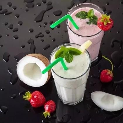 Imagem de Jogo 6 copos vidro grosso 400 ml luxo  resistente agua suco