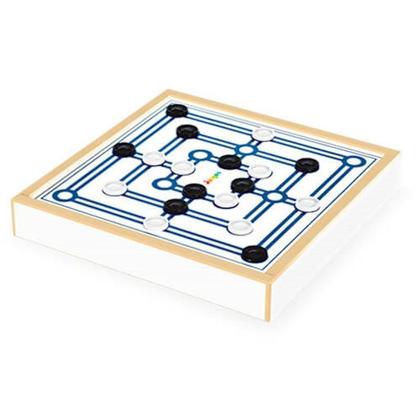 Imagem de Jogo 6 em 1 em madeira - xadrez,damas,ludo,trilha,dominó e pega varetas - jungee 716