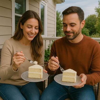 Imagem de Jogo 6 Prato De Vidro Angel para Sobremesas Bolo Festas 14cm