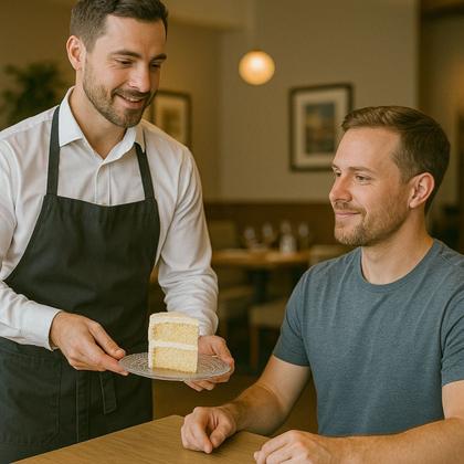Imagem de Jogo 6 Prato De Vidro Angel para Sobremesas Bolo Festas 14cm