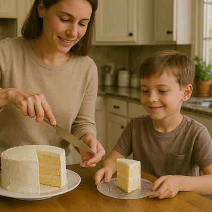 Imagem de Jogo 6 Prato De Vidro Angel para Sobremesas Bolo Festas 14cm