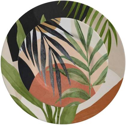 Imagem de Jogo 6 prato raso 6 de sobremesa atlantica cerâmica alleanza - Aparelho de jantar Alleanza