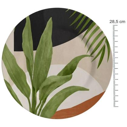 Imagem de Jogo 6 prato raso 6 de sobremesa atlantica cerâmica alleanza - Aparelho de jantar Alleanza