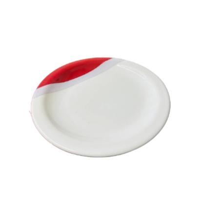 Imagem de Jogo 6 Pratos Cerâmica Sobremesa Linha Atual Azul Cobalto