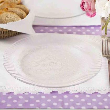 Imagem de Jogo 6 Pratos De Vidro Raso Primavera 23cm Temperado Duralex