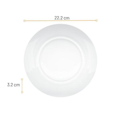 Imagem de Jogo 6 Pratos Fundos Duralex Astral Nadir Figueiredo