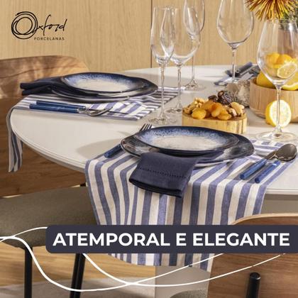 Imagem de Jogo 6 Pratos Fundos Ryo Galapagos 22,5cm Porcelana Oxford