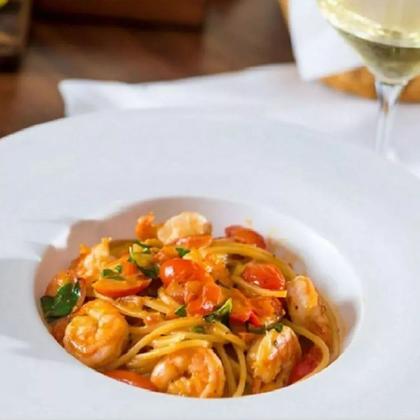 Imagem de Jogo 6 Pratos Para Risoto Massas Prato Fundo Chapéu 28cm Cor Branco Prato Chapeu