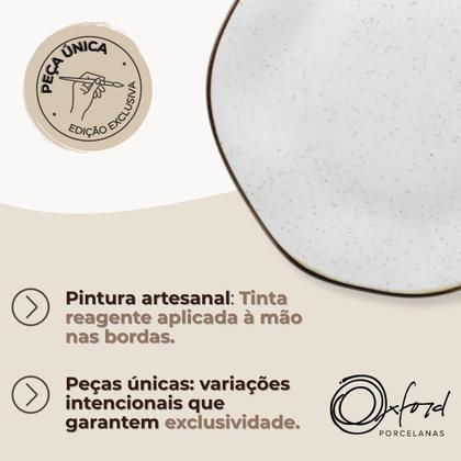 Imagem de Jogo 6 Pratos Rasos 27,5cm Ryo Maresia Porcelana Oxford