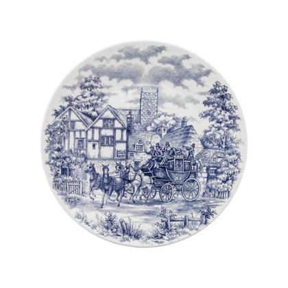 Imagem de Jogo 6 Pratos Rasos Cerâmica 26cm Cena Inglesa Biona Oxford 