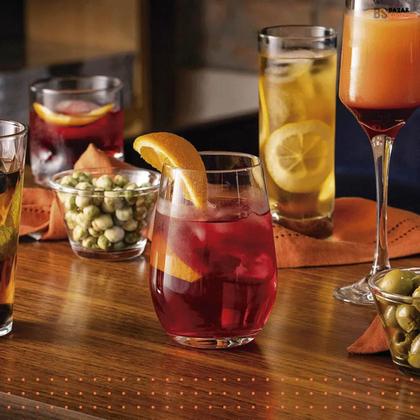 Imagem de Jogo 6 Pratos Rasos Diamante + 6 Copos Dubai 480ml Conjunto