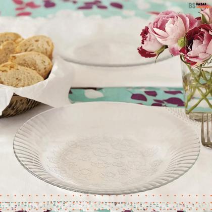 Imagem de Jogo 6 Pratos Rasos Primavera + 6 Copos Ginga 265ml Conjunto