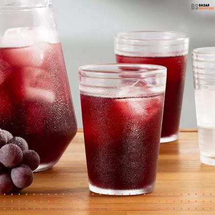 Imagem de Jogo 6 Pratos Rasos Primavera + 6 Copos Ginga 265ml Conjunto