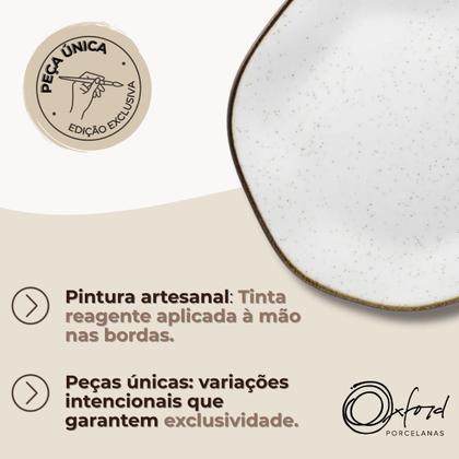 Imagem de Jogo 6 Pratos Sobremesa 21,5cm Maresia Porcelana Oxford