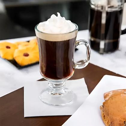 Imagem de Jogo 6 Taça de Cappuccino Café Caneca Dolce Gusto Vidro Transparente 120ml Em Casa Tem