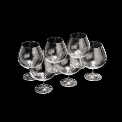 Imagem de Jogo 6 Taças 690ml De Cristal Ecológico Para Cognac Gastro Bohemia - R5328