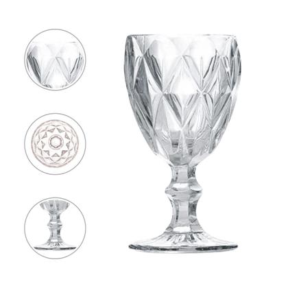 Imagem de Jogo 6 Taças Água Vidro Diamond Clear 340ml