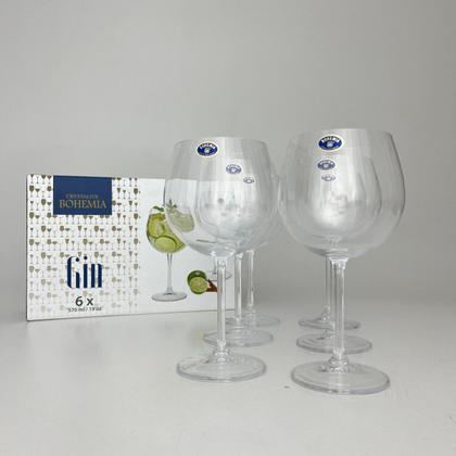 Imagem de Jogo 6 Taças Cristal Gin e Drinks 570ml Bohemia Linha Gastro