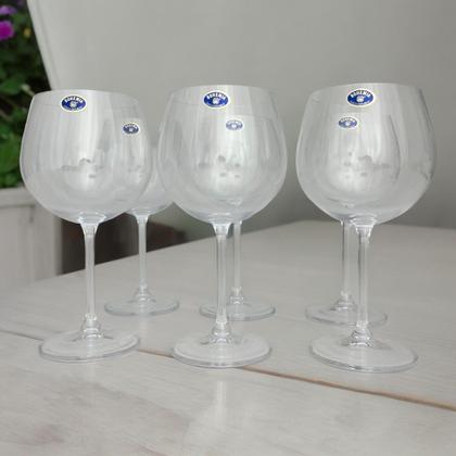 Imagem de Jogo 6 Taças Cristal Gin e Drinks 570ml Bohemia Linha Gastro