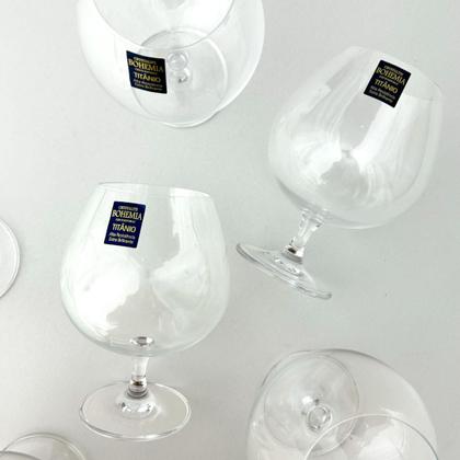 Imagem de Jogo 6 Taças de Conhaque Drink Cristal Bohemia Colibri 690ml