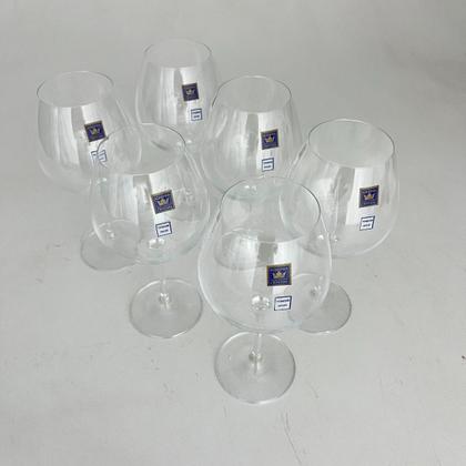 Imagem de Jogo 6 Taças de Cristal Bohemia para Vinho Tinto 650ml