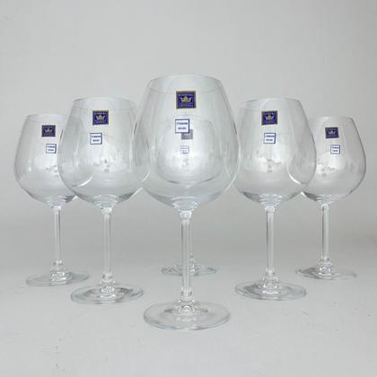 Imagem de Jogo 6 Taças de Cristal Bohemia para Vinho Tinto 650ml