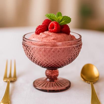 Imagem de Jogo 6 Taças de Sobremesa Vidro Roxa Marsala Bico Jaca 312ml