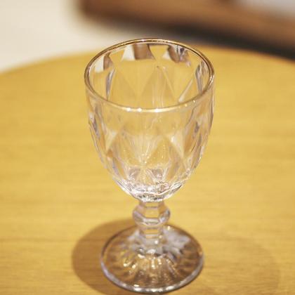 Imagem de Jogo 6 Taças de Vidro com Borda Dourada Diamond Cor Transparente Água 300ml Class Home