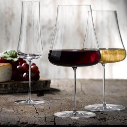 Imagem de Jogo 6 Taças de Vinho de Cristal Bohemia 460ml Tinto Rosê Branco