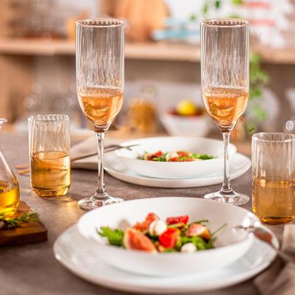 Imagem de Jogo 6 Taças Fiore 195ml Champanhe Vinhos Coquetéis Transparente Nadir