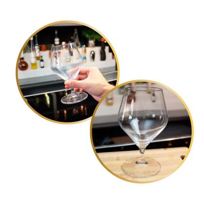 Imagem de Jogo 6 Taças Para Conhaque 395ml Loxia Cristal Ecológico - Bohemia