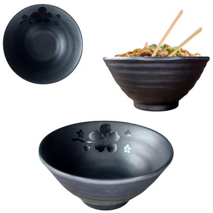 Imagem de Jogo 6 Tigela Japonesa 300ml Bowl Oriental Melamina Cumbuca