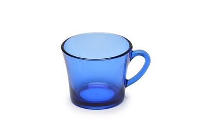 Imagem de Jogo 6 xicara cha cafe vidro azul 200 ml mod sino sem pires