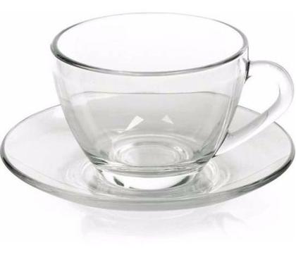 Imagem de Jogo 6 Xícaras De Chá + 6 Xícaras De Café Com Pires Duralex