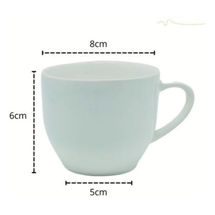 Imagem de Jogo 6 Xicaras Porcelana Cafe Chá Com Pires Madeira 12 Peças