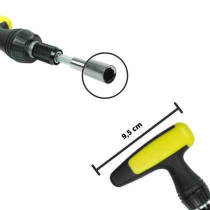 Imagem de Jogo 61 Peças Soquete Ponteiras Bits Chaves Extensor Starfer