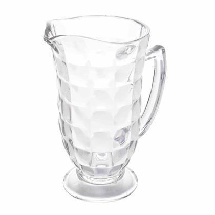 Imagem de Jogo 7 peças com Jarra 1 L e 6 Copos 270ml de Vidro Xadrez