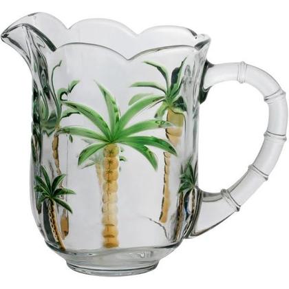 Imagem de Jogo 7 Peças De Jarra Com Taças Para Água Suco Em Vidro Cristal Lyor