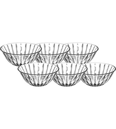 Imagem de Jogo 7 Peças Para Sobremesa 1 Saladeira Com 6 Bowls Soho Em Cristal Ecológico