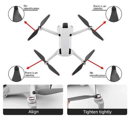Imagem de Jogo 8 Helices Drone Mini 4 Pro Dji Conjunto Kit Completo