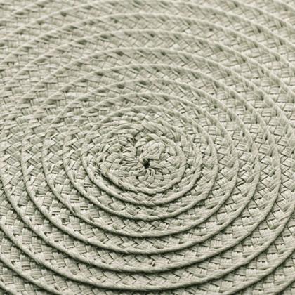 Imagem de Jogo 8 Lugar Americano Redondo de Polipropileno Verde 38cm Wolff